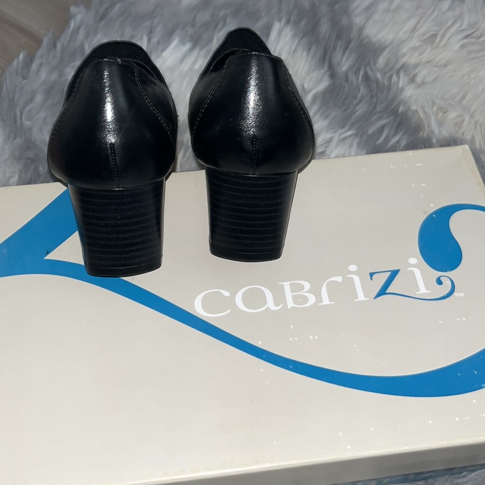 7.5W cabrizi black Lillian lie heel - Picture 3 of 7